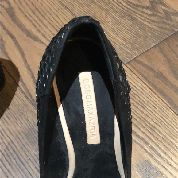 BCBG Black suede studded pumps - Picture 2 of 4